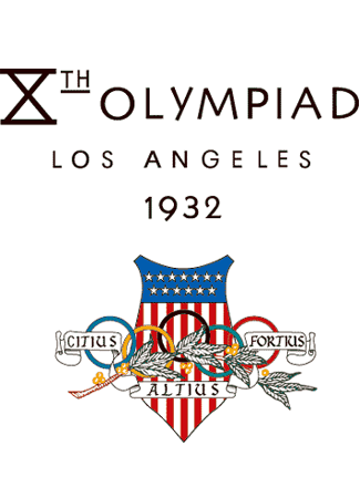 Olympics logo Los Angeles USA 1932 summer